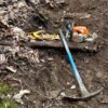 trail building tools for steep terrain