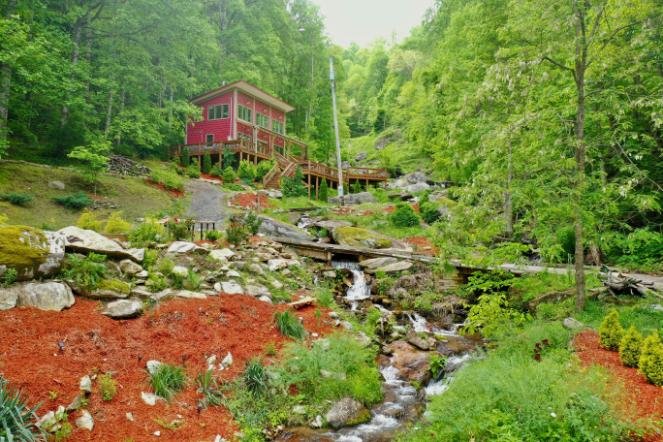 Hot Springs NC Cabin: Your Private Waterfall Basecamp