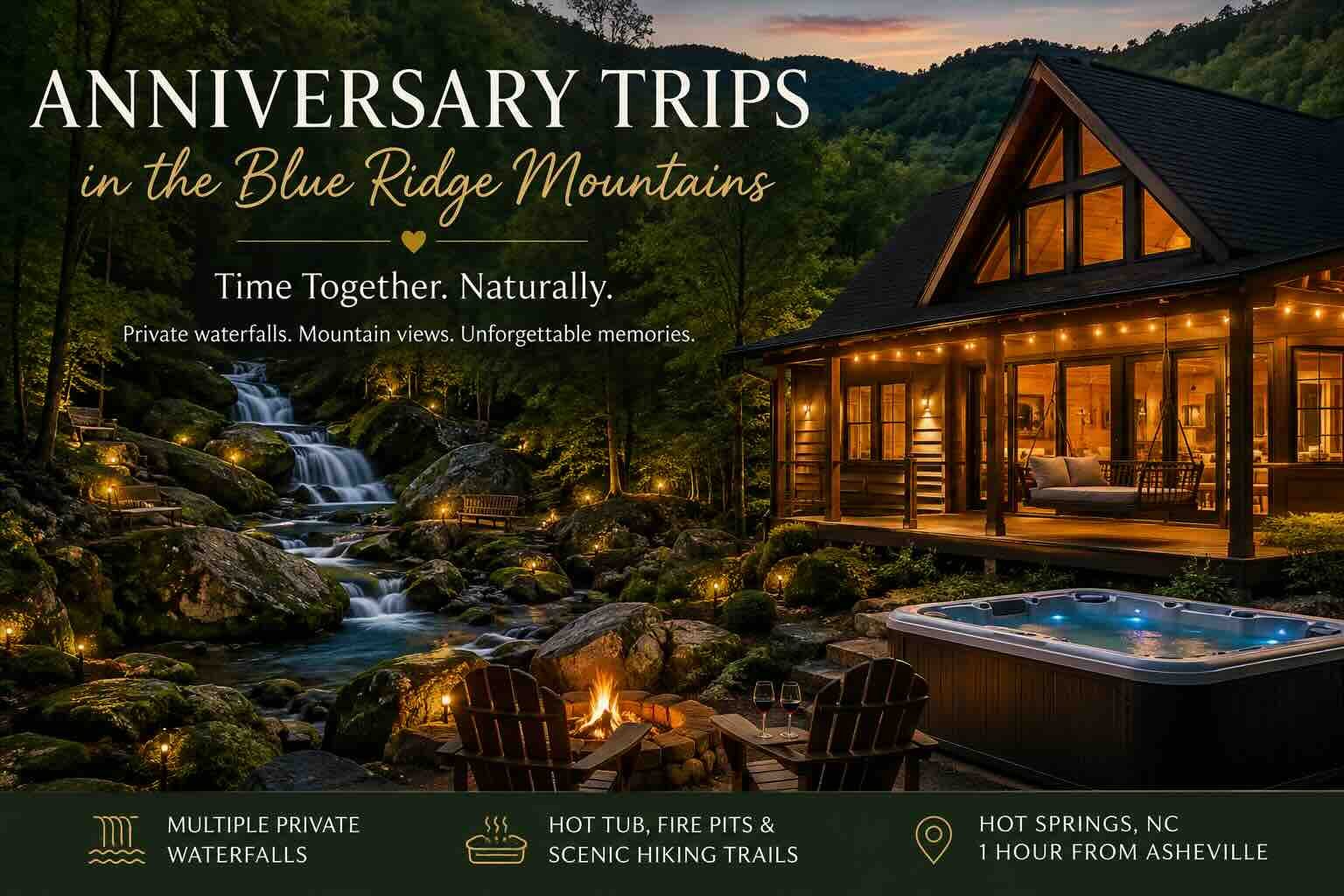 The Best Anniversary Trips in the Blue Ridge Mountains (Don’t Overthink It)