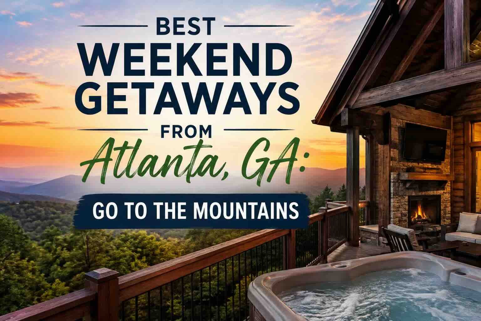 Best Weekend Getaways From Atlanta GA: Go to the Mountains