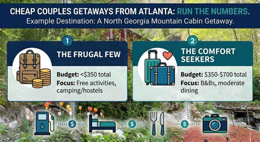 Cheap Weekend Trips From Atlanta for Couples: Run the Numbers