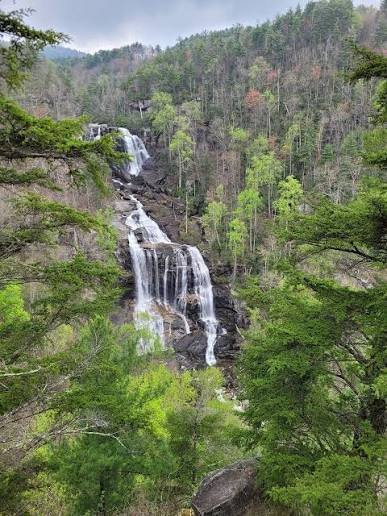 Graveyard Fields waterfalls Pisgah National Forest Blue Ridge Parkway Lower Falls Upper Falls loop