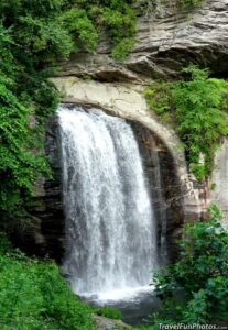 Pisgah National Forest NC waterfalls are abundant