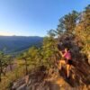 Asheville NC hiking — Black Balsam Knob summit on the Blue Ridge Parkway with 360-degree views of the southern Appalachians