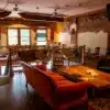 Hot Springs NC accommodations along Bridge Street including the Iron Horse Station inn and restaurant