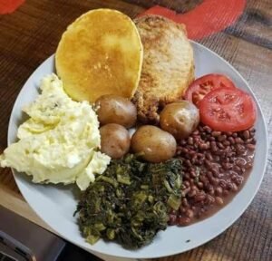smoky mountain diner hot springs huge plate of food