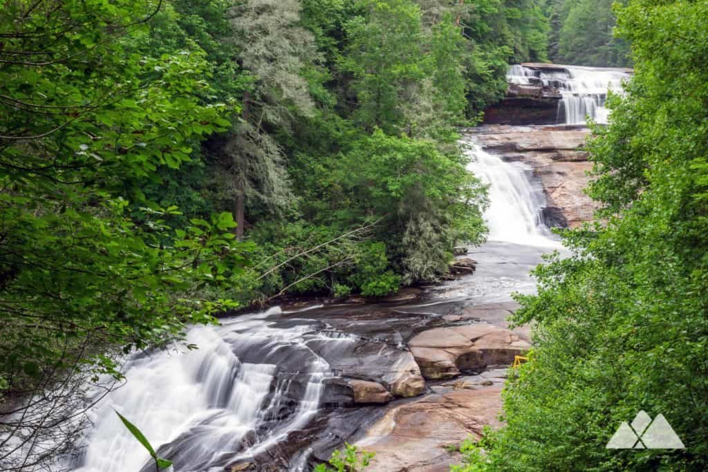 Triple Falls DuPont State Forest Transylvania County NC Hunger Games waterfall best waterfalls NC